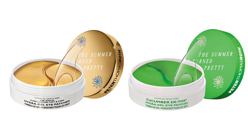 Peter Thomas Roth eye patches in a new limited edition travel-friendly package.